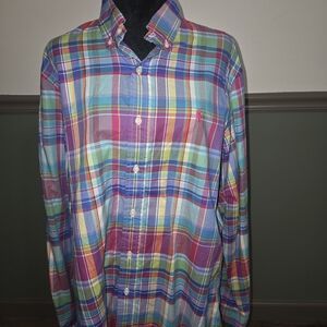 Ralph Lauren Blue Label Multicolor Plaid Shirt